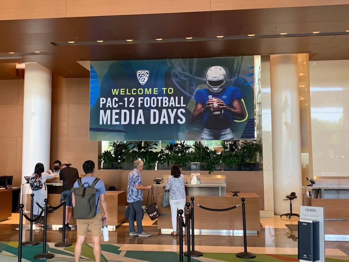 PAC-12 marketing and broadcast event production