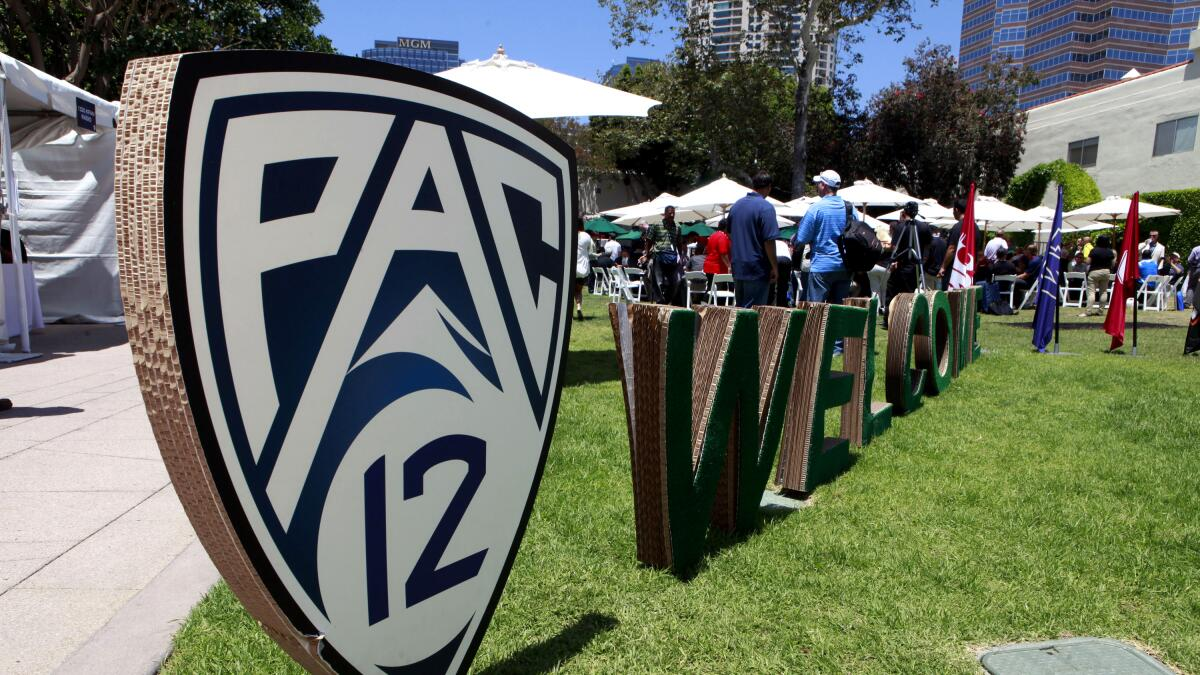 PAC-12 event stage and AV